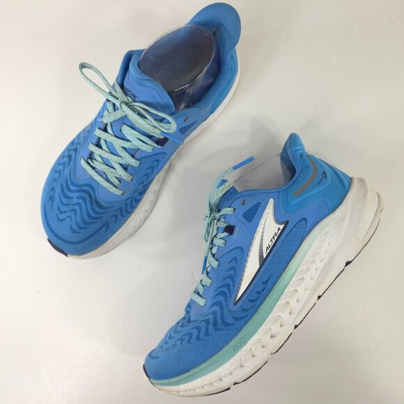 ALTRA Torin 7 Blue White Athletic Sneakers Active Running Shoes WOMEN'S Size 8.5 - Picture 1 of 16